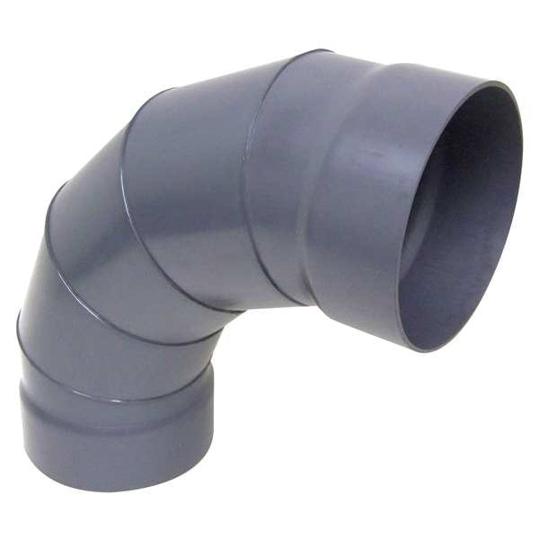90 Degree Elbow, 12 in Duct Dia, Type I PVC, 21