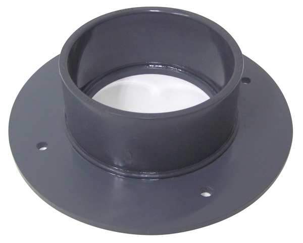 Flange, 4 in Duct Dia, Type I PVC, 8-1/2