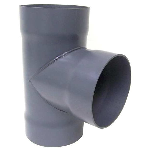 Tee, 6 in Duct Dia, Type I PVC, 8-5/16