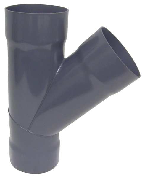 45 Degree Wye Branch, 10 in Duct Dia, Type I PVC, 27-1/4