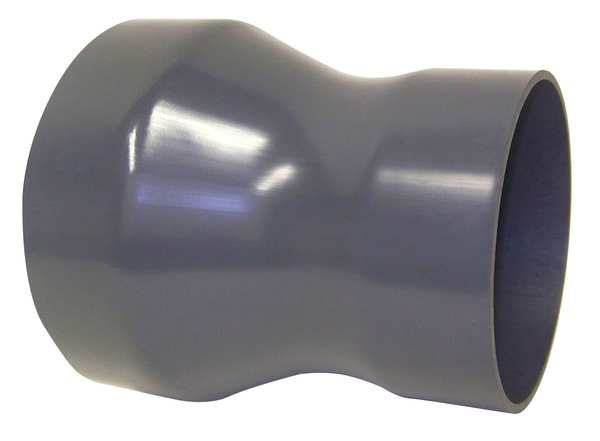Reducer Coupling, 10 in x 8 in Duct Dia, Type I PVC, 8-5/8