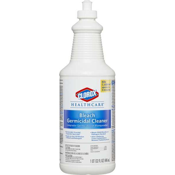 Cleaner and Disinfectant, 32 oz. Bottle, Unscented