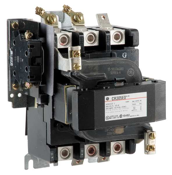 240VAC Non-Reversing Magnetic Contactor 3P 90A NEMA 3