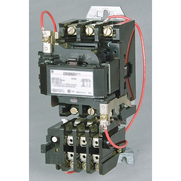 Nonreversing NEMA Magnetic Motor Starter, No Enclosure NEMA Rating, 480V AC, 3 Poles, 1NO