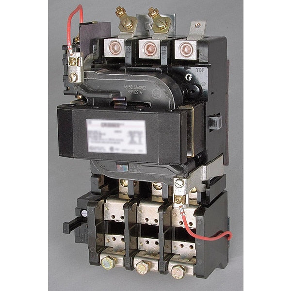 Nonreversing NEMA Magnetic Motor Starter, No Enclosure NEMA Rating, 480V AC, 3 Poles, 1NO