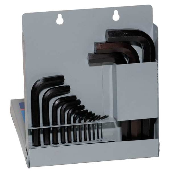 18 Piece SAE L-Shape Hex Key Set, 10118