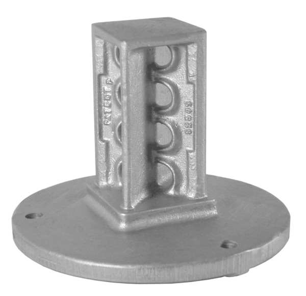 Anchor for Square Post, Cast Iron