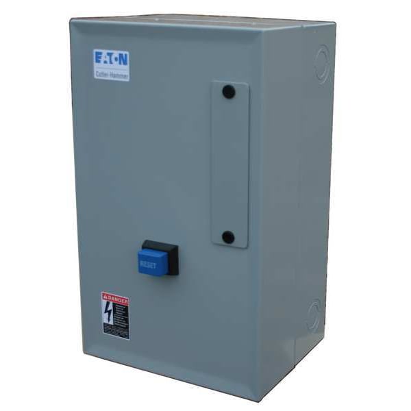 Nonreversing NEMA Magnetic Motor Starter, 1 NEMA Rating, 24V AC, 3 Poles, 1NC/1NO