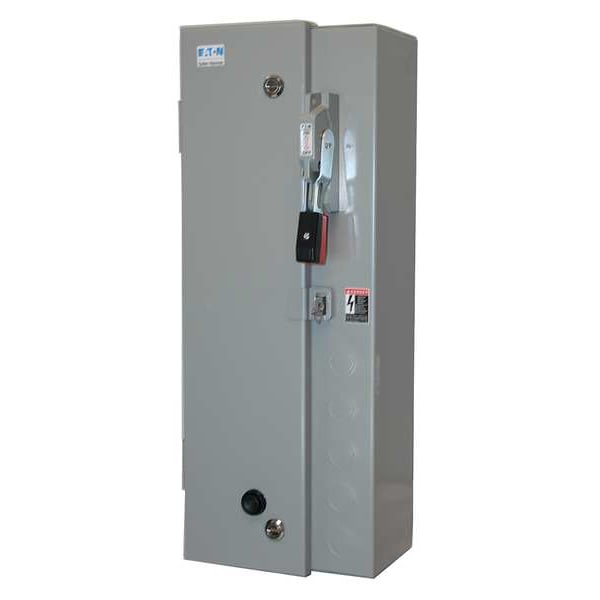 Nonreversing NEMA Magnetic Motor Starter, 12 NEMA Rating, 24V AC, 3 Poles, 1NC/1NO