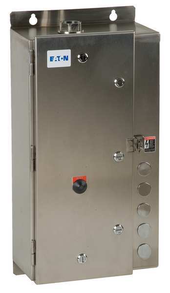 Nonreversing NEMA Magnetic Motor Starter, 4X NEMA Rating, 240V AC, 3 Poles, 1NC/1NO