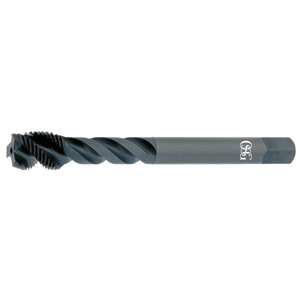 Spiral Flute Tap, M12-1.50, Modified Bottoming, Metric Fine, 3 Flutes