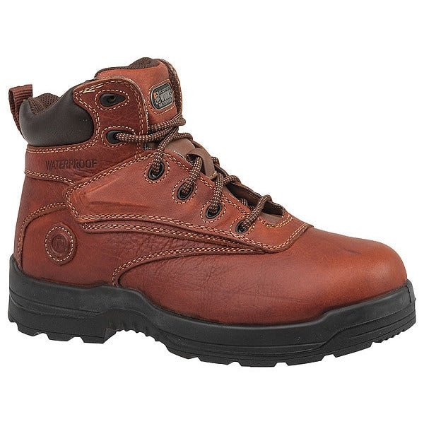 Size 6W Women's 6 in Work Boot Composite Work Boot, Deer Tan
