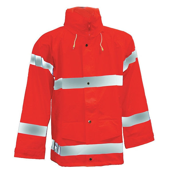 Stormflex Rain Jacket, Class 3, Type P, Orange, 3XL