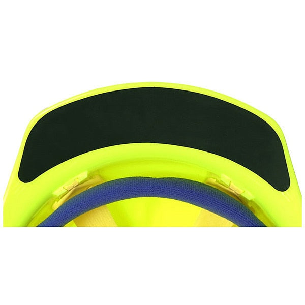 Helmet Underbrim Decal, White/Green