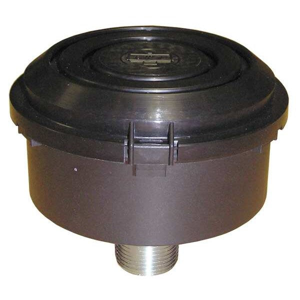Filter Silencer, 1/2 In MNPT, 12 CFM Max
