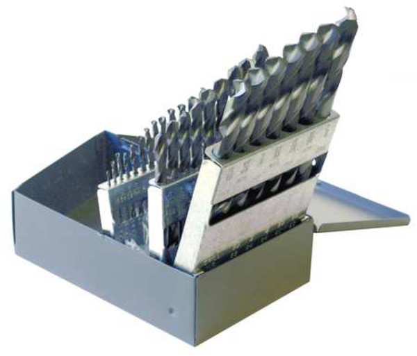 29PC 135Â° Heavy-Duty Jobber Length Drill Set Chicago-Latrobe 150ASP-TC TiCN HSS 1/16-1/2x1/64
