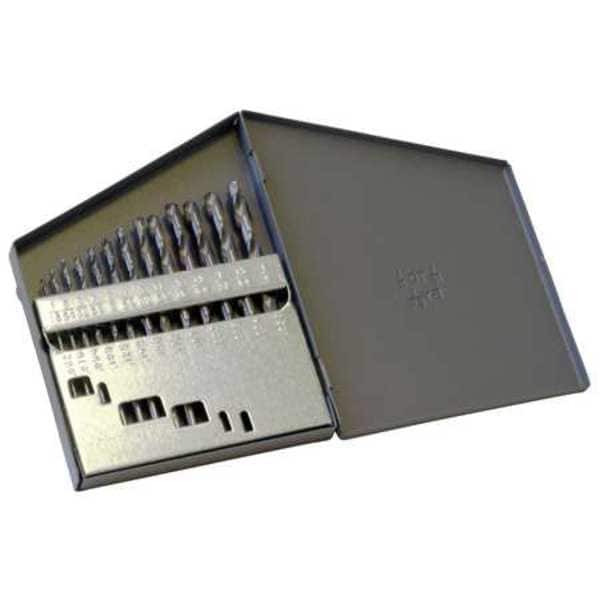 13PC 135Â° Heavy-Duty Jobber Length Drill Set Chicago-Latrobe 150ASP-TC TiCN HSS 1/16-1/4x1/64