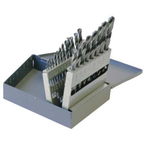 21PC 135Â° Heavy-Duty Jobber Length Drill Set Chicago-Latrobe 150ASP-TC TiCN HSS 1/16-3/8x1/64