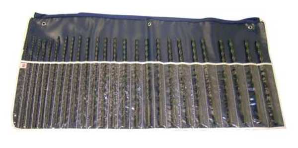 25PC Heavy-Duty Extra Long Drill Set Chicago-Latrobe 120X Steam Oxide HSS 1/8-1/2x1/64