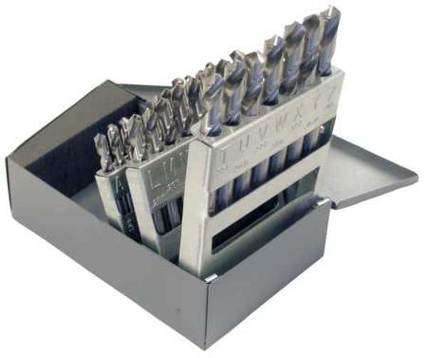26PC 118Â° General Purpose Screw Machine Length Drill Set Chicago-Latrobe 157 Bright HSS A-Z