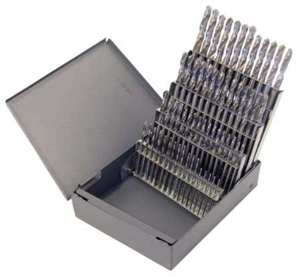 60PC 118Â° General Purpose Screw Machine Length Drill Set Chicago-Latrobe 157 Bright HSS #1-#60
