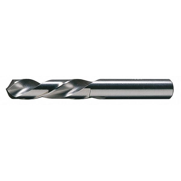 Screw Machine Drill Bit, #49 Size, 118  Degrees Point Angle, High Speed Steel, Bright Finish