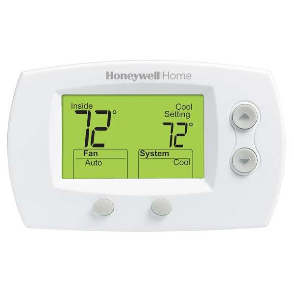 Low Voltage Thermostat, 2 H 2 C, Hardwired/Battery, 24VAC