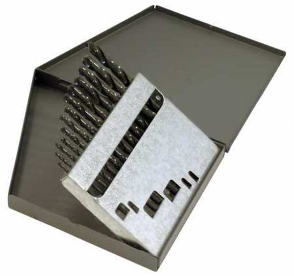 13PC 135Â° Heavy-Duty Jobber Length Drill Set Chicago-Latrobe 150ASP Steam Oxide HSS 1/16-1/4x1/64