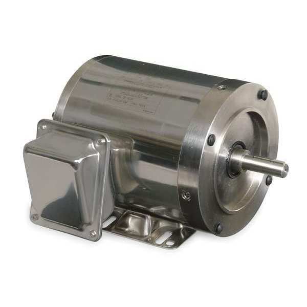 Washdown Motor, 3 Ph, TENV, 1/2 HP, 3460 rpm