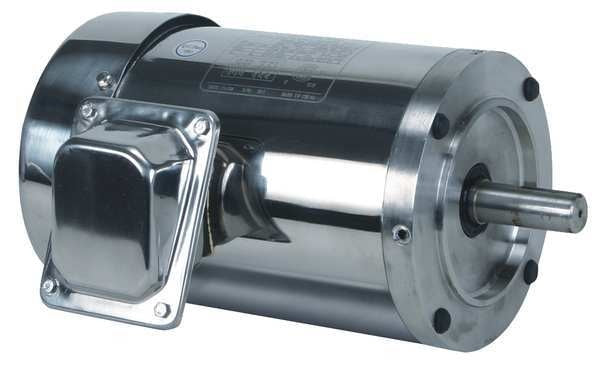 Washdown Mtr, 3 Ph, TEFC, 1-1/2 HP, 1750 rpm