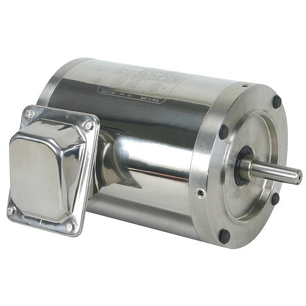 Washdown Motor, 3 Ph, TENV, 3/4 HP, 1155 rpm