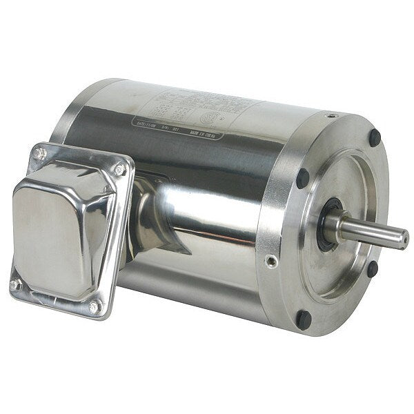 Washdown Motor, 3 Ph, TENV, 1/2 HP, 1155 rpm