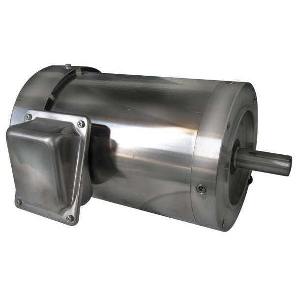 Washdown Motor, 3 Ph, TEFC, 2 HP, 1750 rpm