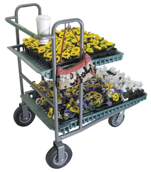 Garden Cart, 600 lb., 40 In. L, 47 In. H