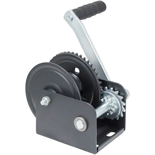 800 lbs. Spur Gear Hand Winch with Brake