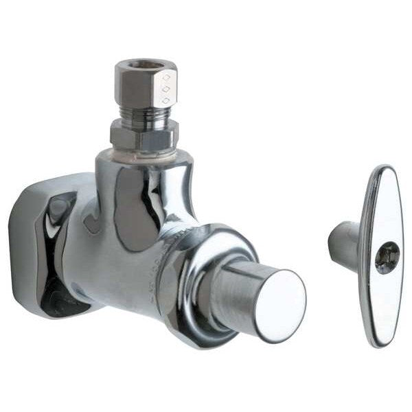 Multi-Turn Stop, Angle, 1/2 Inx3/8 In