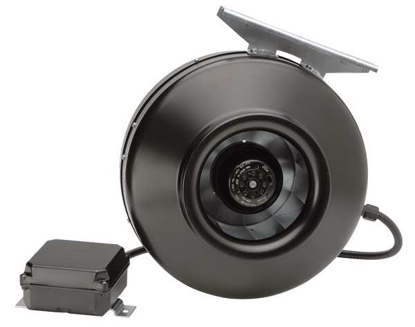 Inline Centrifugal Duct Fan, 10 In. Dia.