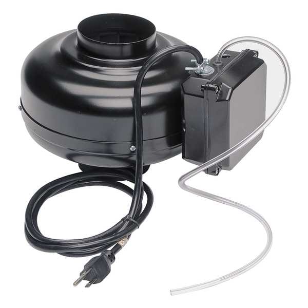 Dryer Booster Duct Fan, 115V, 9-1/2 Dia.