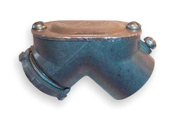 Pulling Elbow, Zinc, 3/4 In.