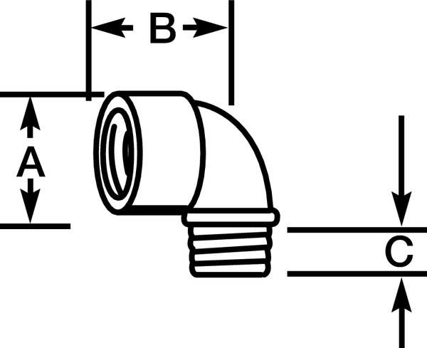Elbow, Short, 1/2 In