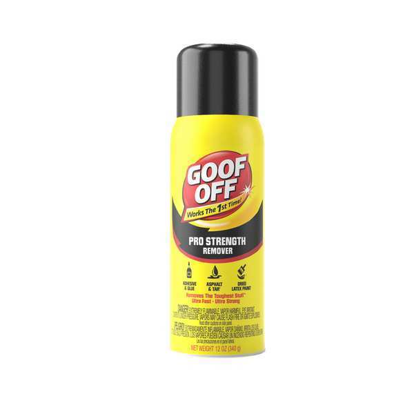 Adhesive Remover, 12 oz Aerosol Can, Ready to Use