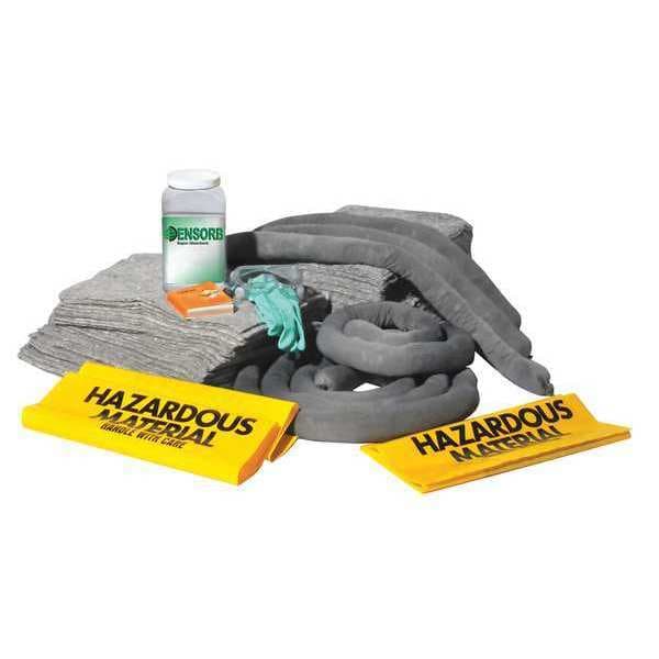 Spill Kit Refill, Chem/Hazmat, Brown