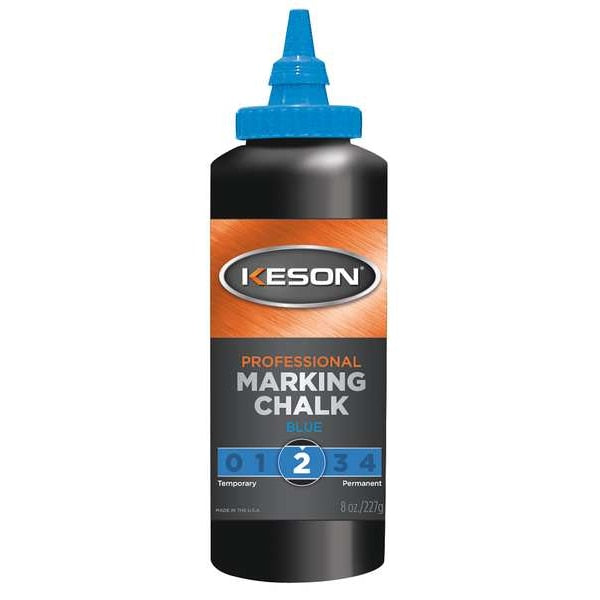 Marking Chalk, Waterproof, Blue, 8 oz.