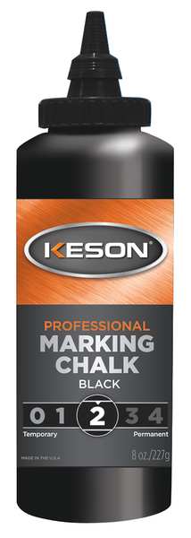 Marking Chalk, Waterproof, Black, 8 oz.