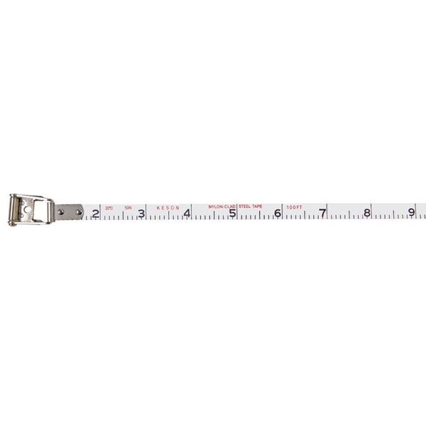 300 ft Engineer's Tape Measure, 3/8 in Blade