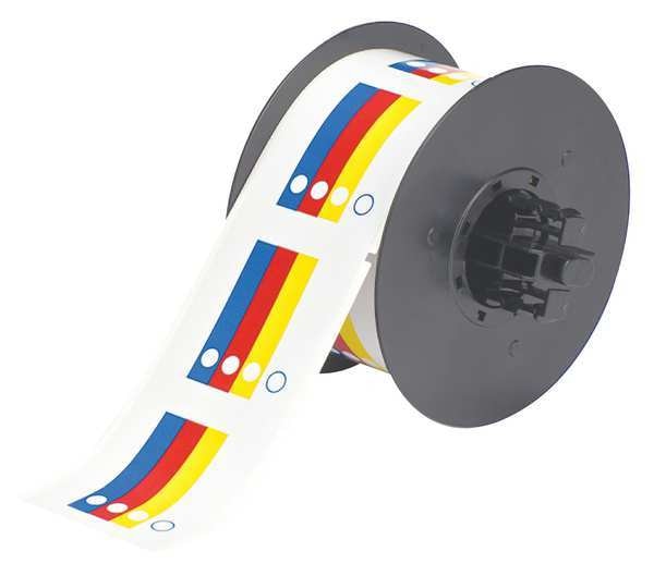 RTK Label, Red/Yellow/Blue/White, 2.250 In