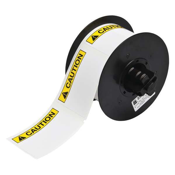 Label, Black/Yellow, Labels/Roll: 300