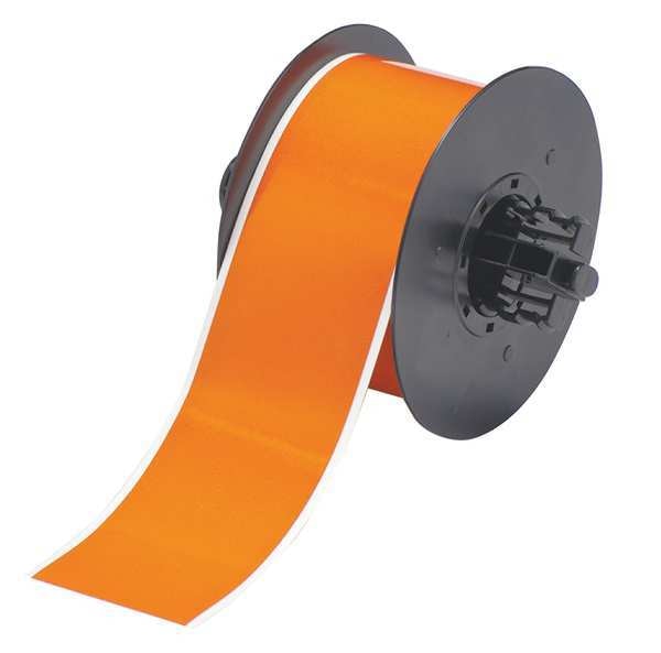 Tape, Orange, Labels/Roll: Continuous