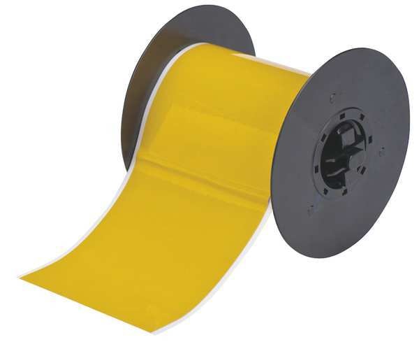 Tape, Yellow, Labels/Roll: Continuous