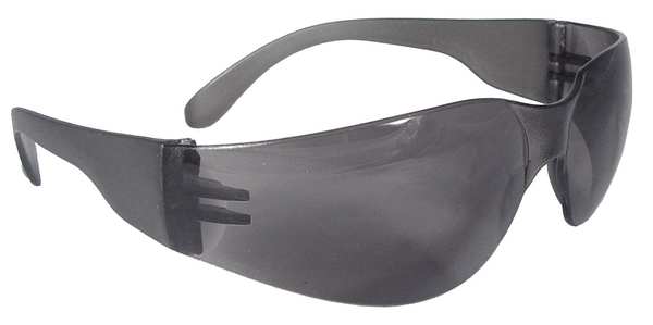 Safety Glasses, Wraparound Smoke AF Polycarbonate Lens, Anti-Fog, Scratch-Resistant